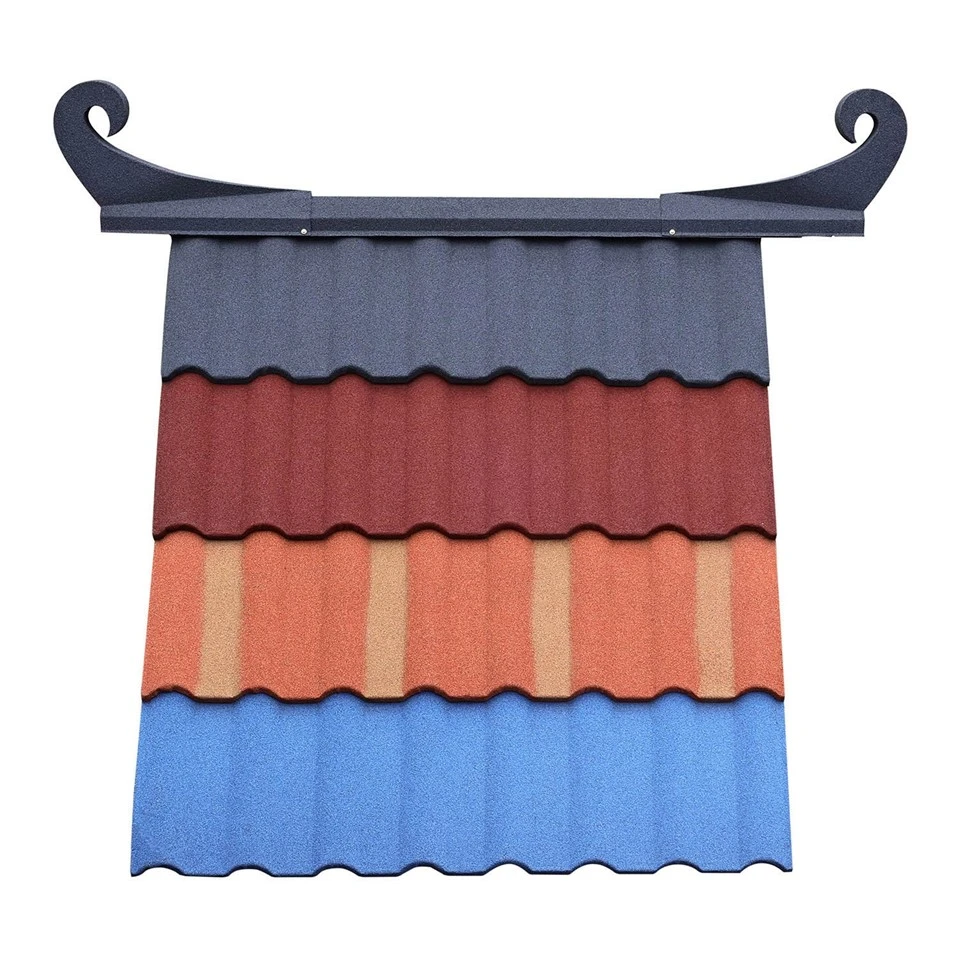 Corrosion Resistant Stone Coated Metal Roof Tiles For Building best